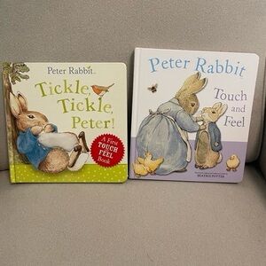 Peter Rabbit by Beatrix Potter Touch and Feel Book Bundle